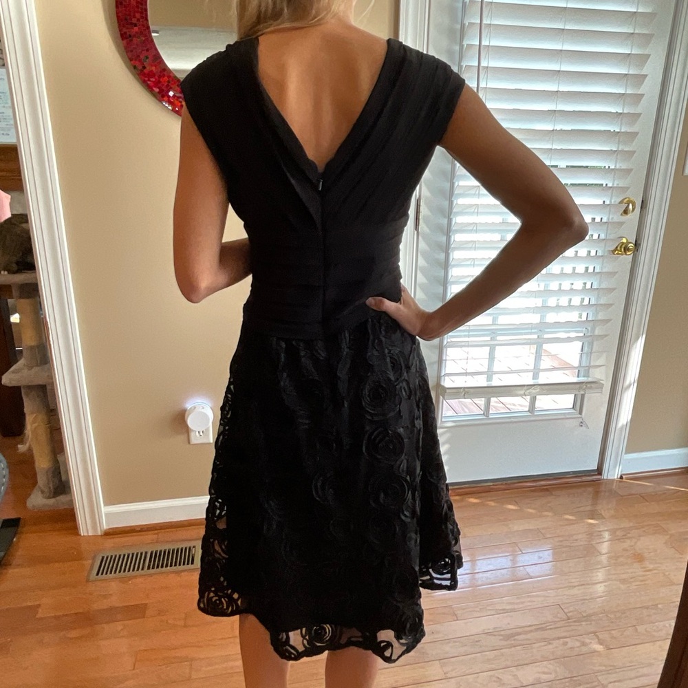 Adrianna Papell Black Cocktail Dress - Picture 2 of 10